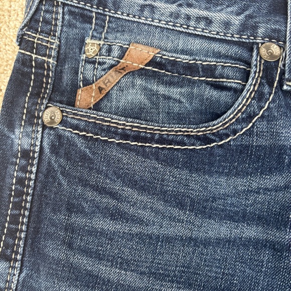 Ariat M7 Denim Jeans Slim Fit Straight Leg Men's Size 32X30 Western Rodeo - Picture 4 of 10